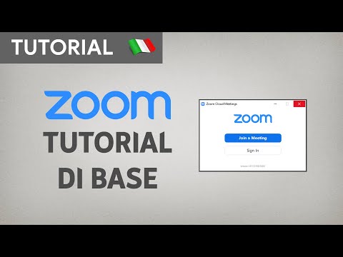 Zoom Meeting ITALIANO V.1 — (NUOVA VERSIONE IN DESCRIZIONE)