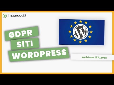 GDPR e WordPress: i consigli dal team di IUBENDA (webinar ITA)