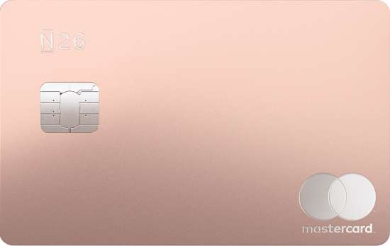 n26 metal card (rosa) mastercard carta debito prepagata italia