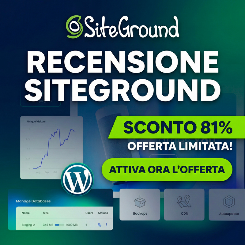 SiteGround: Recensioni e Opinioni, Conviene Nel 2026?