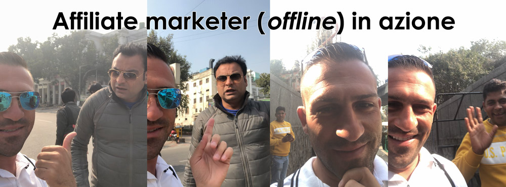 affiliate marketer offline