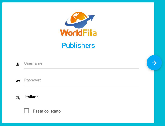 login accesso network di affiliazione