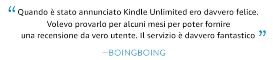 amazon kindle unlimited recensione