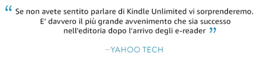 kindle unlimited opinioni