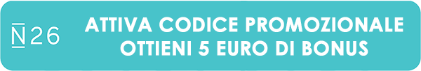 n26 bonus codice promozionale