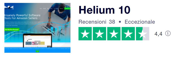 recensioni opinioni helium 10 italia