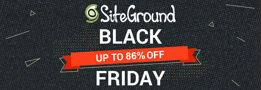 promozione siteground black friday cyber monday