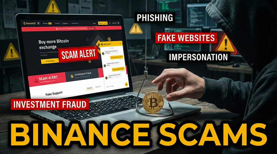 truffa binance exchange scam