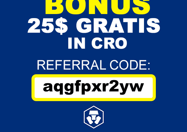 Crypto.com Bonus: Come Ottenere 25$ Gratis in CRO Dall'App