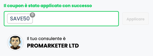 codice sconto coupon builderall