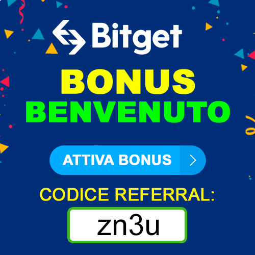 bitget bonus benvenuto codice referral area premi