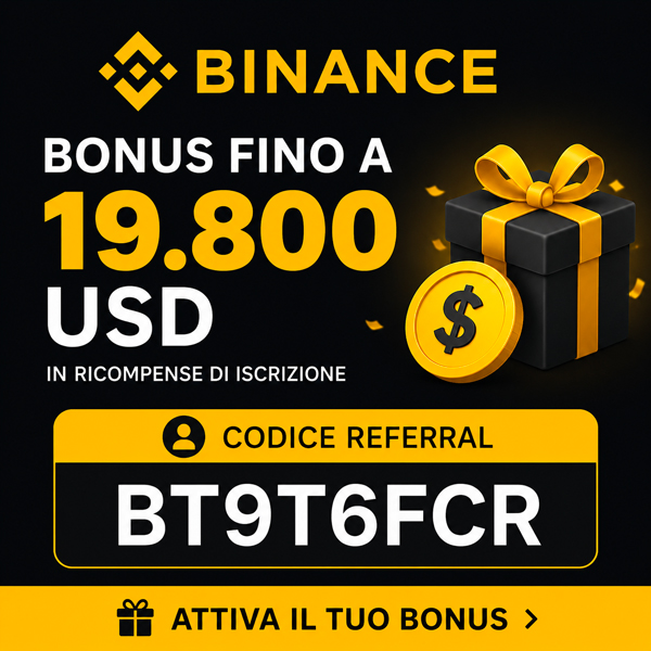 Binance Bonus codice Referral ID