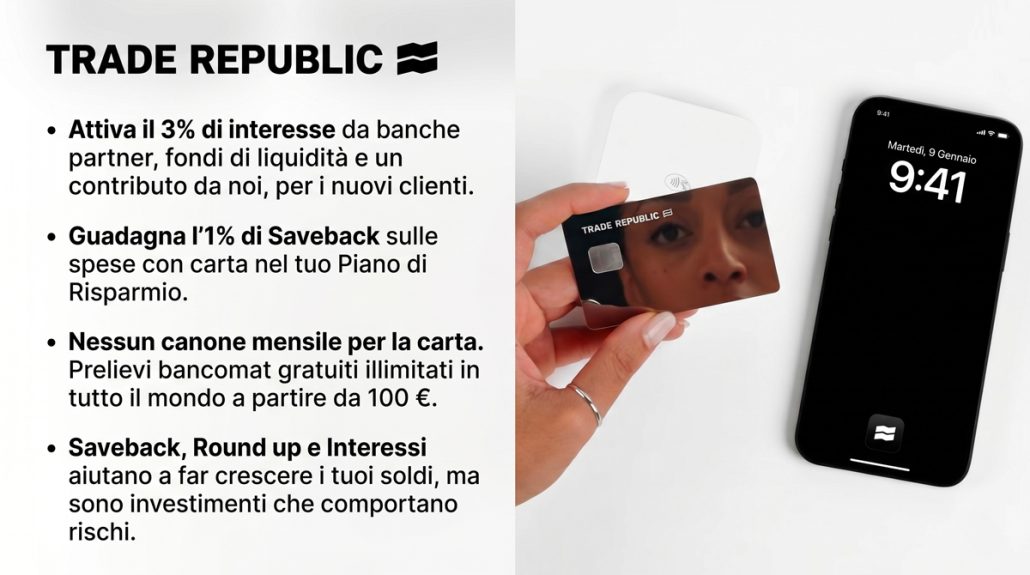 caratteristiche trade republic conto carte
