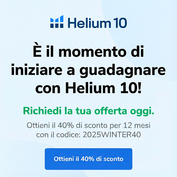 helium 10 coupon codice sconto inverno