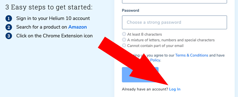 Helium 10 login