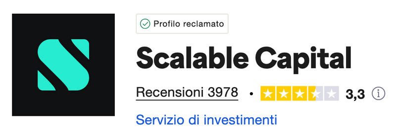 scalable capital recensioni trustpilot sicurezz