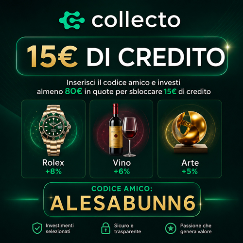 Collecto Codice Amico Da 15E Bonus Benvenuto 2026