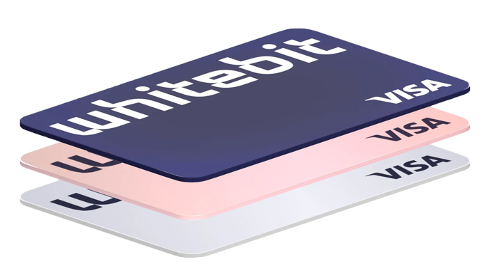carta visa whitebit aspetto
