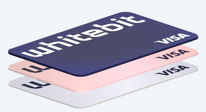 carta visa whitebit aspetto