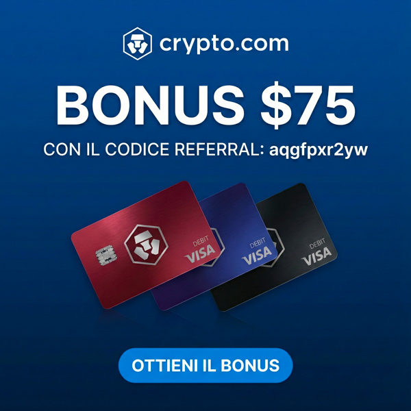 richiedi carta crypto.com