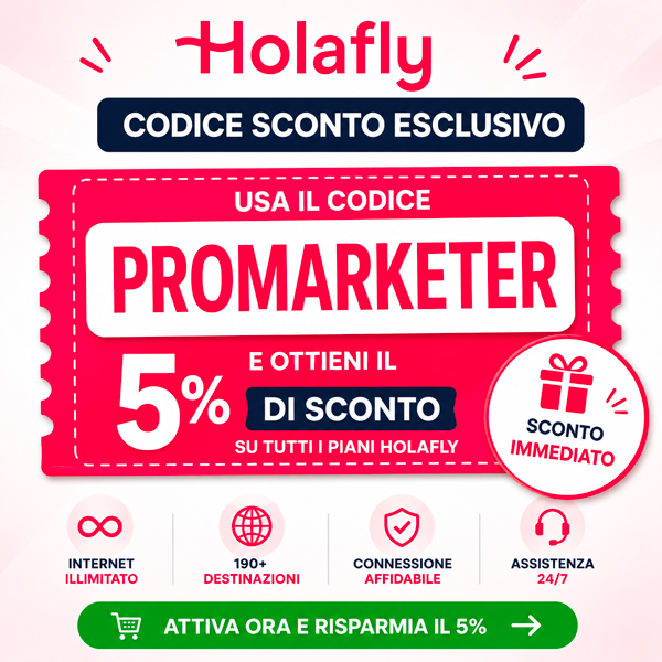 Codice Sconto Holafly eSIM