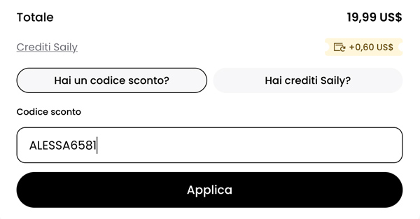 applica codice sconto 5 saily esim applica codice sconto 5 saily esim