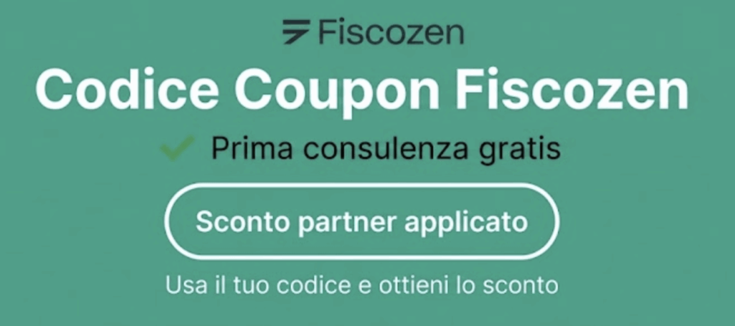 coupon fiscozen codice sconto consulenza gratuita