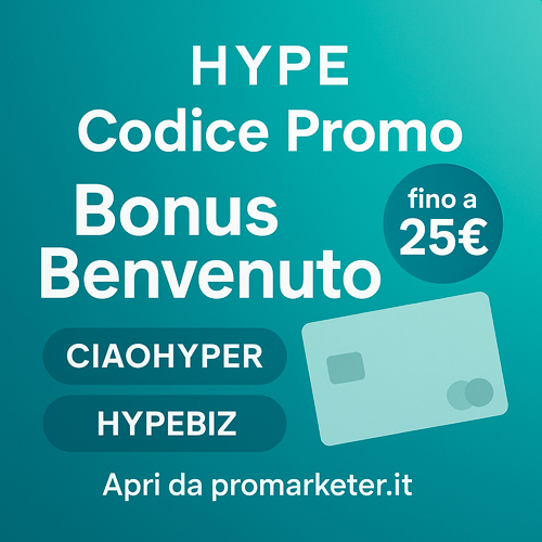 hype codice promo
