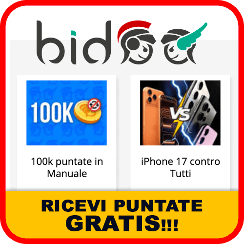 puntate gratis bidoo 1