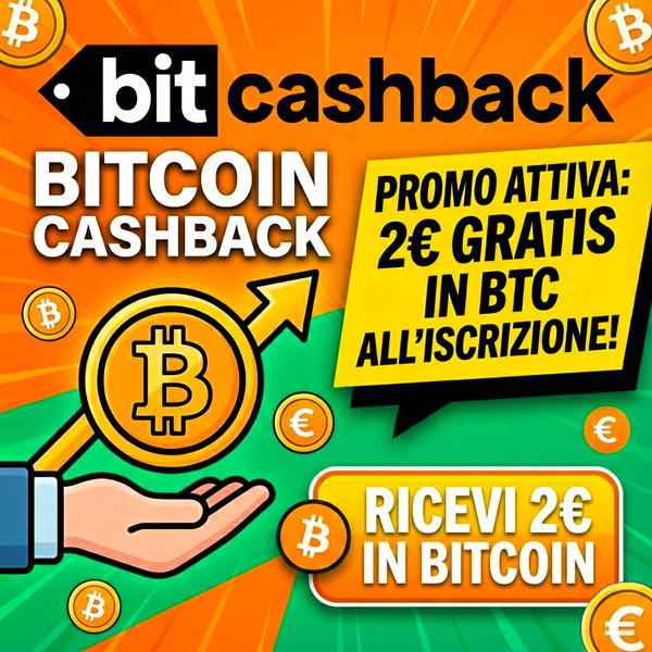 bitcashback promozione cash bitcoin