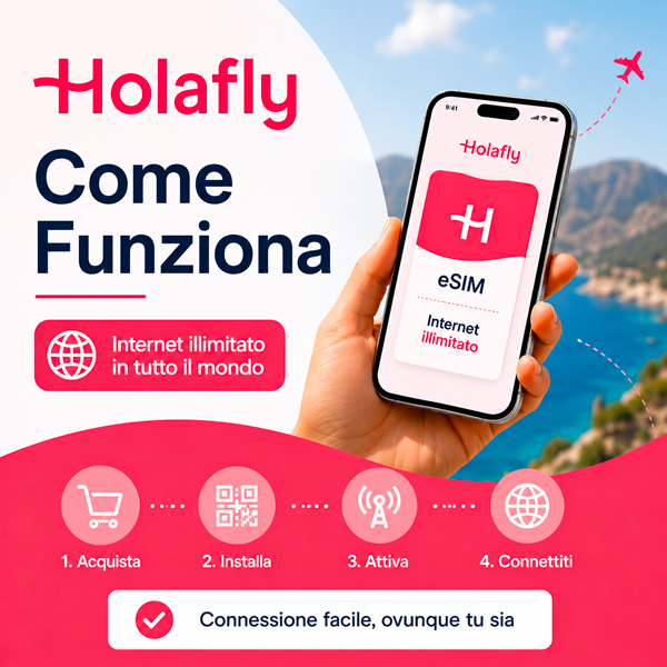 come funziona holafly esim guida