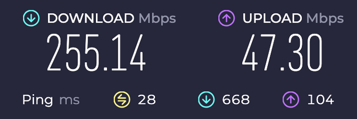 speed test holafly esim