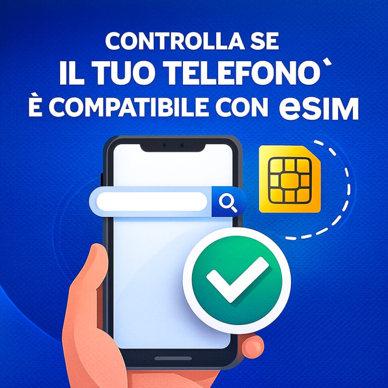 strumento controlla telefono compatibile esim