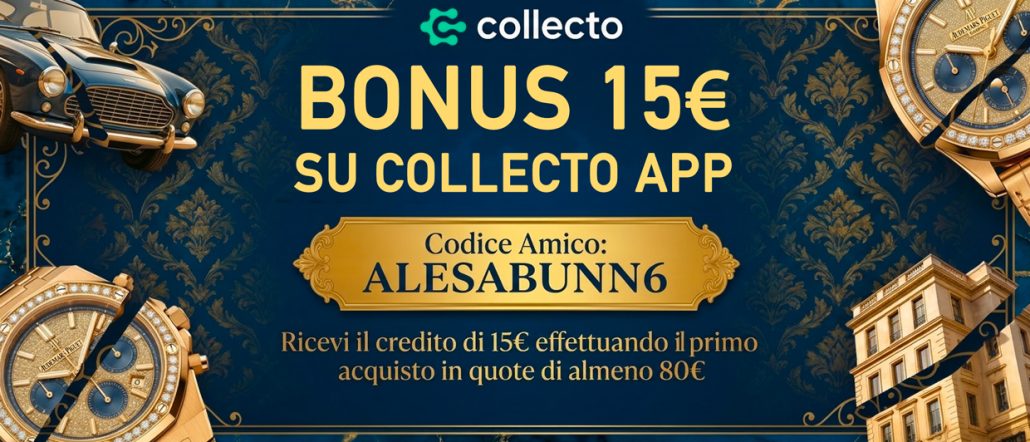 codice amico collecto app credito bonus