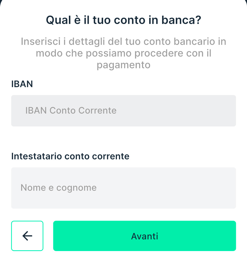 prelevare soldi da collecto a conto banca