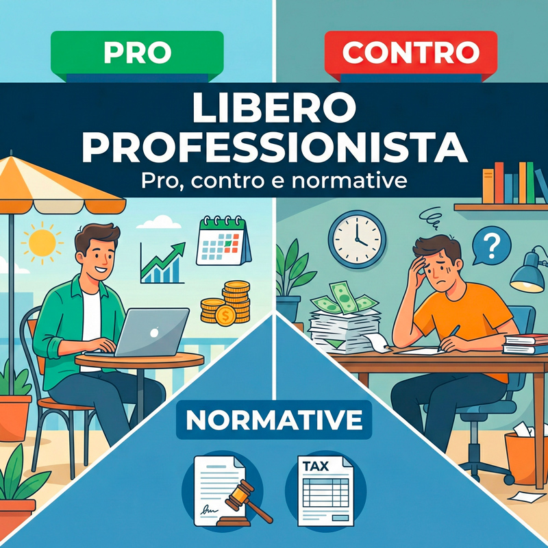 Cosa vuol dire essere libero professionista Pro contro e normative