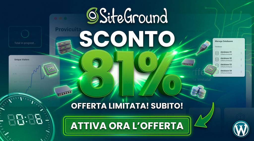 Codice Sconto SiteGround Promo