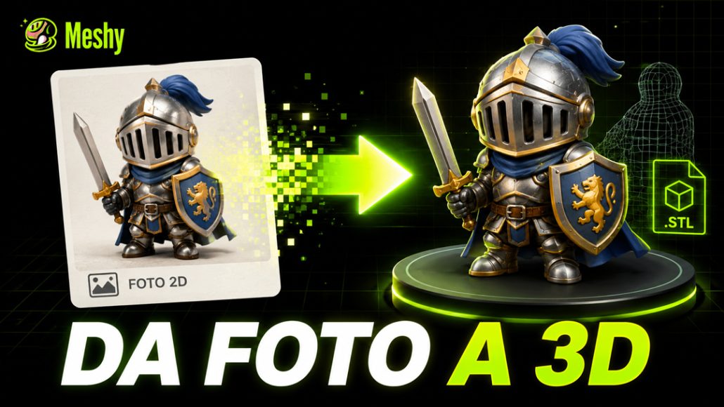 Come Creare Modelli 3D da una Foto con l'AI (Guida 2026)