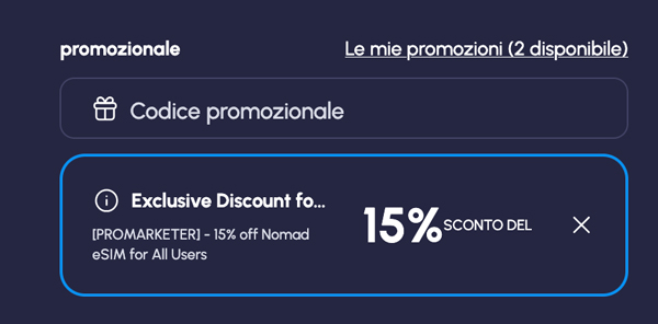codice promozionale nomad esim sconto codice promozionale nomad esim sconto