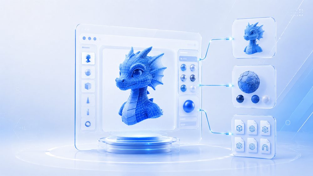 Meshy, generatore 3D tutto in uno