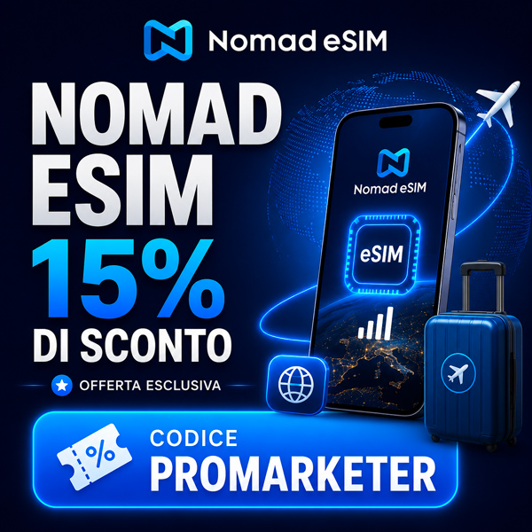 nomad esim codice sconto bonus