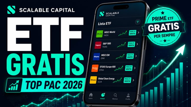 Scalable Capital ETF Lista ETF Prime Gratis e Migliori ETF per il PAC