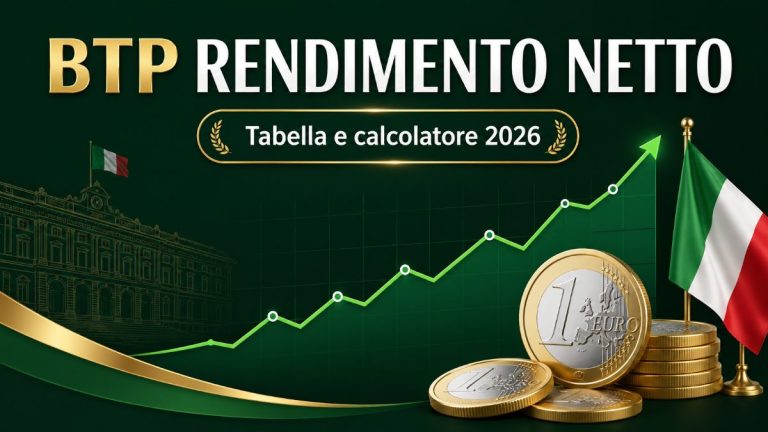 btp rendimento netto 2026