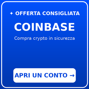 Apri un conto su Coinbase