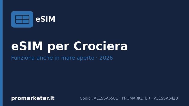 esim crociera