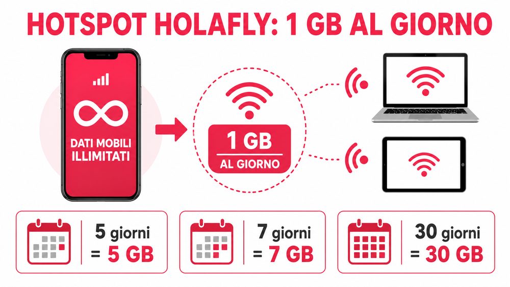 holafly hotspot limite giornaliero