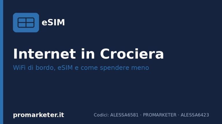 internet in crociera
