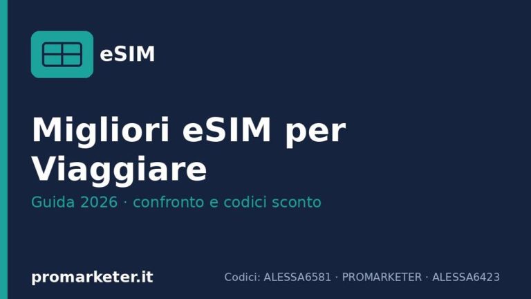 migliori esim viaggiare