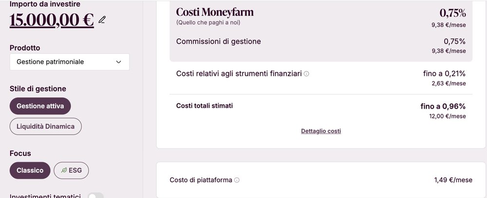 moneyfarm costi simulatore ufficiale moneyfarm costi simulatore ufficiale