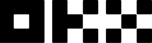 Logo OKX Logo ufficiale OKX